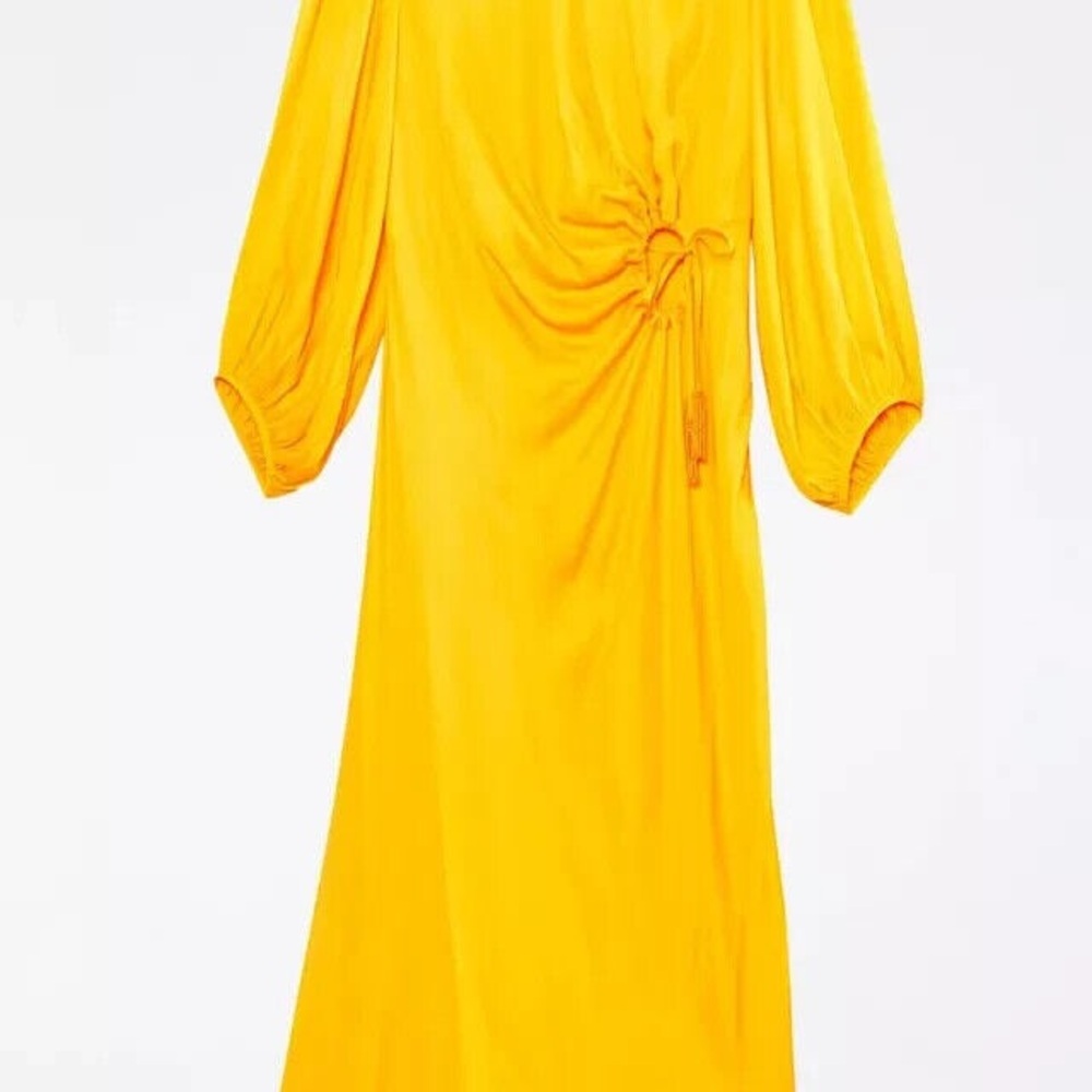 FARM Rio Vintage Wave Circle Cut - Out Midi Dress